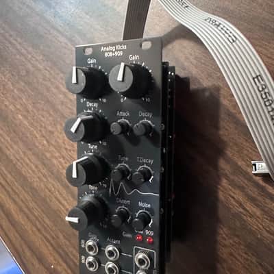 LFusion Electronics Analog Kicks 808+ 909 Discrete transistor Eurorack Dual synth module image 5