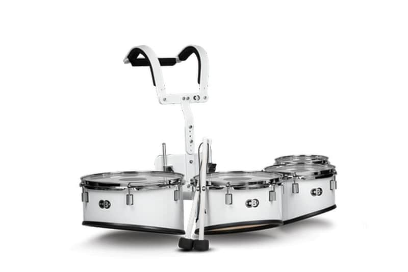 CB Percussion Tournament Series Marching Quad Drums 8/10/12/14 with Mallets image 1