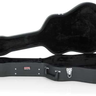 Gator - GW-DREAD - Dreadnaught Guitar Deluxe Wood Case - Black (GW-DREAD) image 6