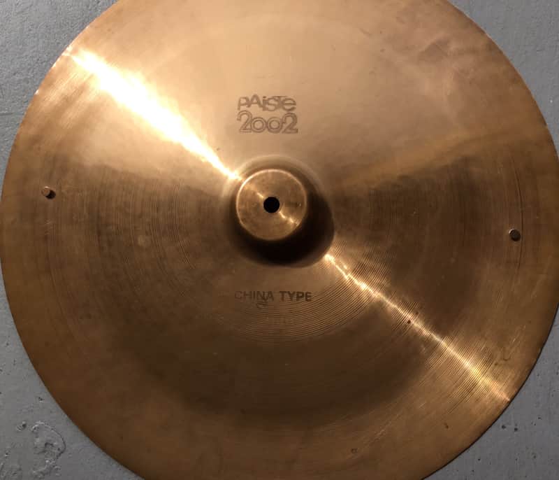 Paiste 18" 2002 "Black Label" China Cymbal 1971 - 1980 image 1