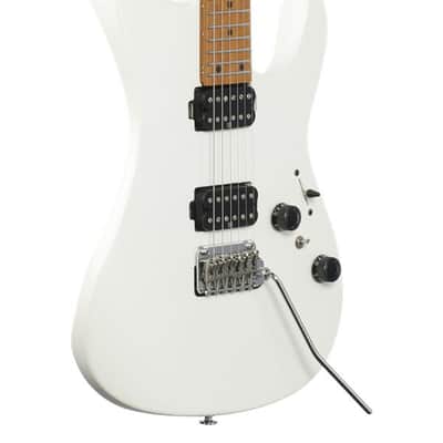 Ibanez Prestige AZ2402 Electric Guitar with Case Pearl White Flat image 9