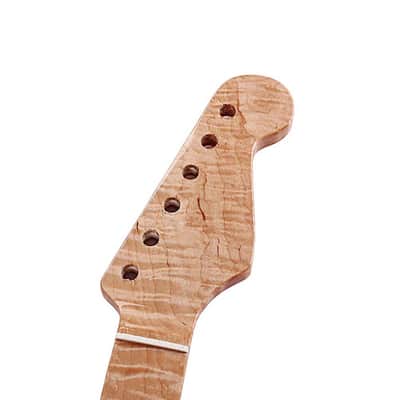 21 Fret Canadian Tiger Wood Electric Guitar Neck handle for Fender ST image 5