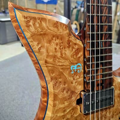 Barlow Guitars Osprey Semi-Hollow 2025 - Golden Camphor / Mun Ebony image 4