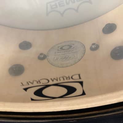 DrumCraft - 5x14" Series 6 Maple Snare Drum 2010–2013 - Transparent Red Lacquer image 13