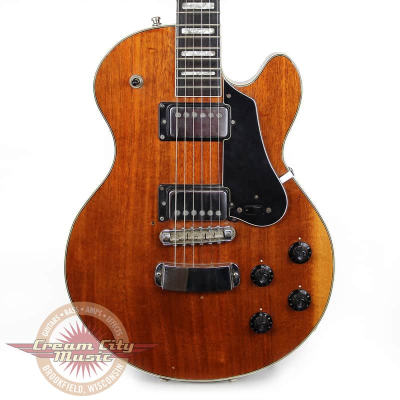Late 70s Hagstrom Swede Patch 2000 Electric Guitar w/ Monophonic Synth Output Natural Mahogany Gloss image 1