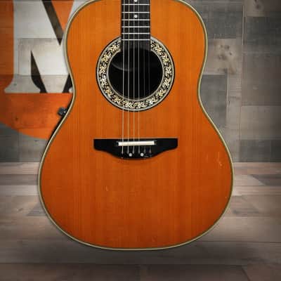 Ovation Pinnacle Vintage 3712 Acoustic Electric Guitar Made in Japan (Used) image 1