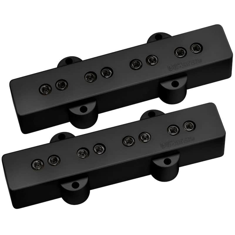 DiMarzio Model J 4 String Jazz Bass® Pickup Set - Black Covers image 1