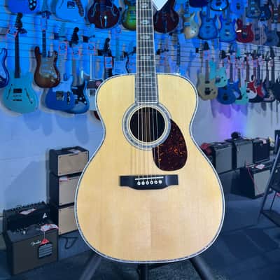 Martin OM-45 Standard Series Acoustic Guitar - Natural with Aging Toner, Get Plek'd, 339 image 3