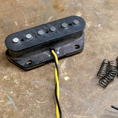 Vintage Style Tele Bridge Squier? Japan Relic Fender Guitar Pickup Staggered image 2