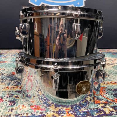 Gretsch 1970s Timbales, Latin Model 12"x6" and 13"x6", No Stand, Slingerland Mounts image 1