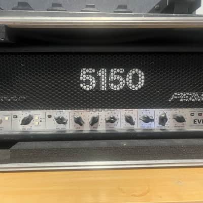 Peavey 5150 "Block Letter" 2-Channel 120-Watt Guitar Amp Head 1992 - 1993 - Black image 2