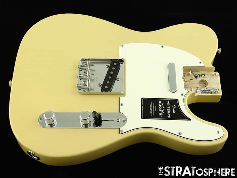 Fender Vintera III Mid 60s Telecaster Tele LOADED BODY Ash Vintage Blonde image 1