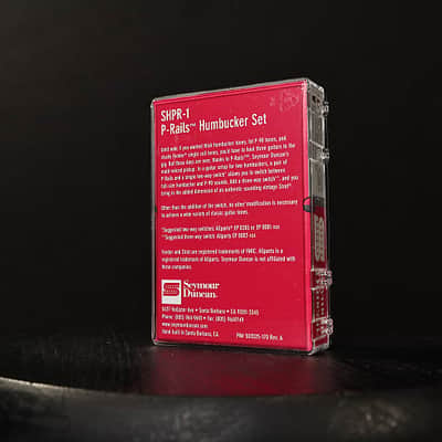 Seymour Duncan P-Rails Pickup Set SHPR-1b Bridge & SHPR-1n Neck HOT Cream P-90 image 2