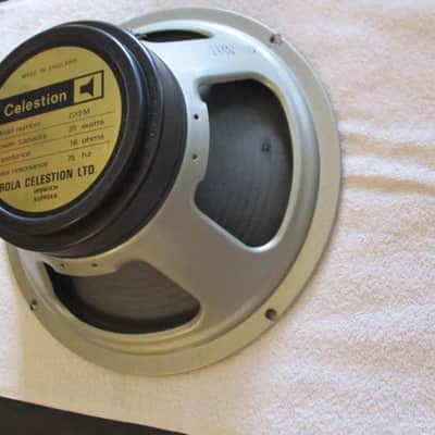 1978 Celestion Blackback G12M; 25 watt; 75hz; 16ohm; 1777 cone repaired #1 image 3