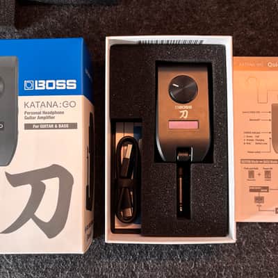 Boss KATANA:GO V1 Personal Headphone Guitar Amplifier 2024 - Black image 2