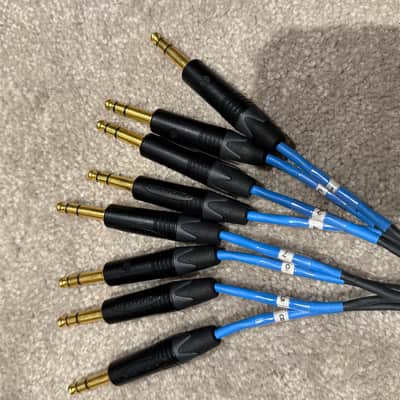 Mogami Mogami Gold 8 TRS-XLRF 8-channel 1/4 inch TRS Male to XLR Female Snake - 15 foot 2020 - BLUE image 2
