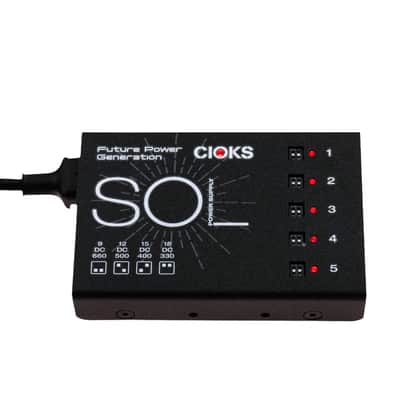 CIOKS Sol Pedal Power (WATCHLIST OFFER) Selectable Voltage,5 Isolated Outlets,9 Cables image 3