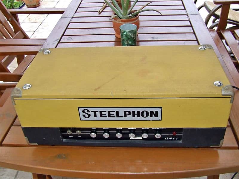 Steelphon GA 810 amp head from 1970's rare image 1