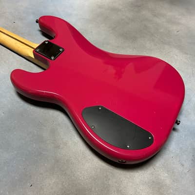 1989 Fender Jazz Bass Special  Razz Berry MIJ image 7