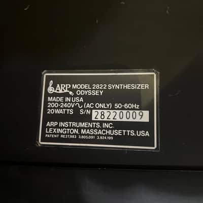 ARP 2821 Odyssey Mark III Monophonic Analog Synthesizer 1979 - 1981 - Black / Orange image 11