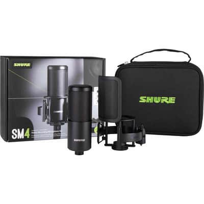 SHURE SM4-K-KIT SM4 avec suspension, anti-pop et mallette image 4