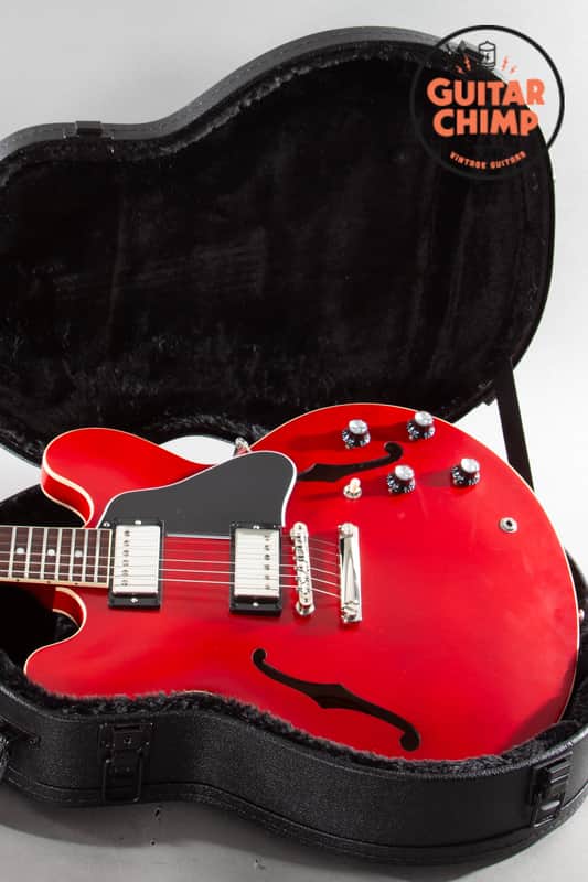 2024 Gibson ES-335 Satin Cherry OHSC Excellent 9.5/10 Rosewood Board 7lb 10oz