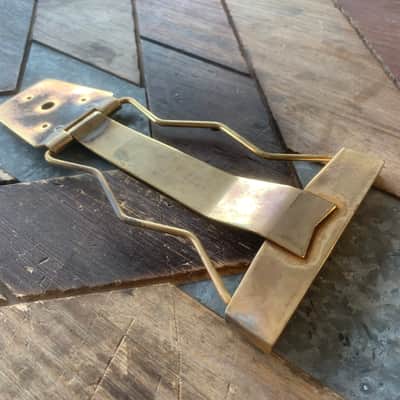 Real Life Relics Kluson Aged Gold Archtop Trapeze Tailpiece Ornate Gibson ES 175    [BF3] image 1
