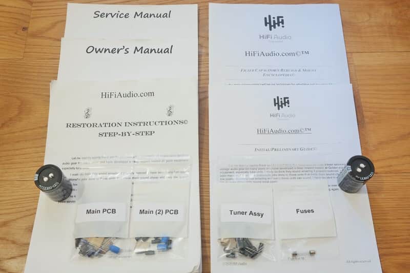 Yamaha CR-420 restoration kit filter capacitor repair rebuild fix image 1