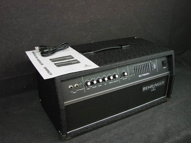 Behringer Ultrabass BVT5500H 550W Bass Guitar Amp Head w/ | Reverb