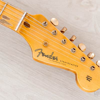 2024 Fender Custom Shop Limited Edition 70th Anniversary ‘54 Stratocaster Journeyman Relic Violin Burst, Lightweight image 4