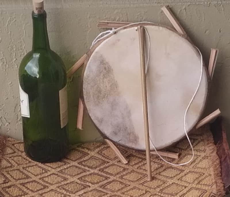 Nigerian clay-based frame drum (sakara) image 1