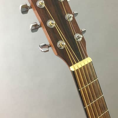 Vintage Fender Dreadnought Acoustic Guitar Spruce Top 1990s Natural Satin Players Campfire Guitar image 8