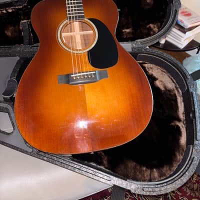 C.F. Martin OM width 0000 Grand Auditorium AAAA Flamed Koa Adirondack - LR Baggs Anthem 1 of 3 image 1
