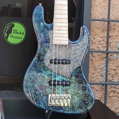 Sivcak Bass OSC II Custom Ocean Turquoise Burst image 1