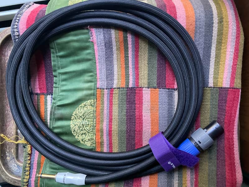 Monster SP-2000-S-3 Studio Pro 2000 Straight TS Speaker Cable - 3' 2010s - Black image 1