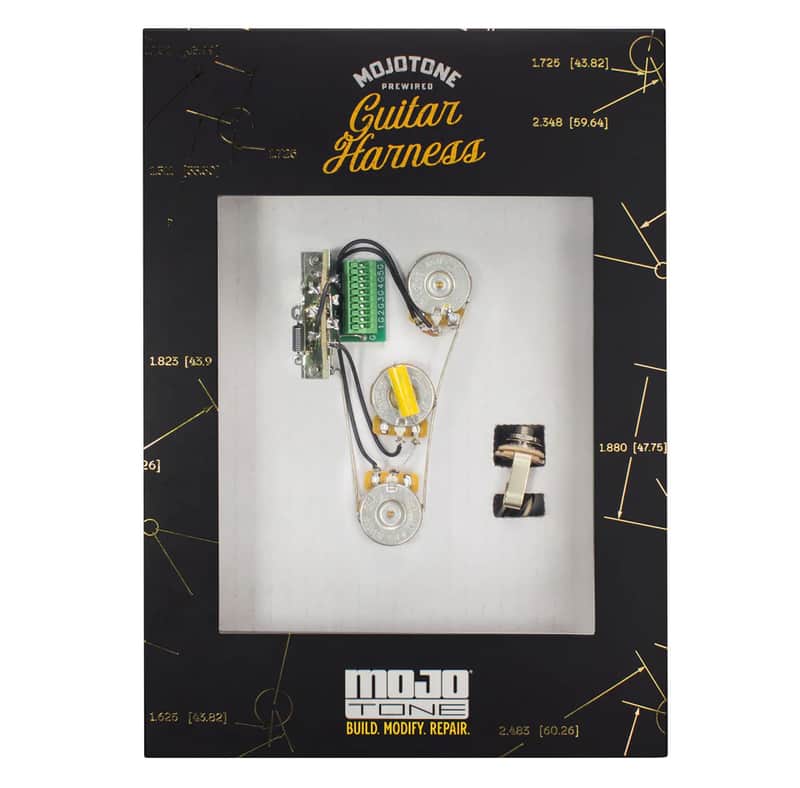 Mojotone Solderless Strat Standard Guitar Wiring Harness image 1