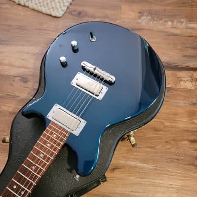 1995 Hamer Eclipse USA Electric Guitar Rare Blue Teal Flip Flop All Original W/OHSC CLEAN! image 5