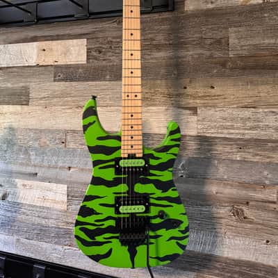 Charvel Satchel Signature Pro-Mod DK22 Green Bengal image 1