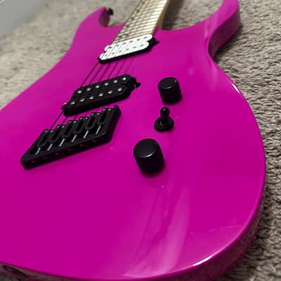 UPGRADED Ormsby HypeGTR 2018 Magenta GTR Hype 6 Multiscale Electric Guitar w/ Hard Case image 2