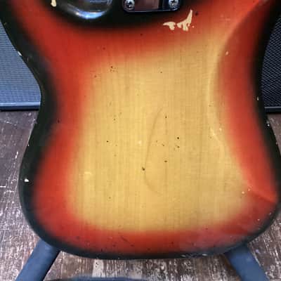 1977 Fender Precision Bass – Vintage USA – 3-Tone Sunburst – Original Pickups image 10