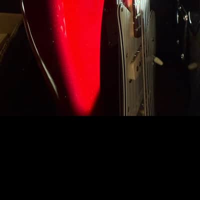 Fender Pawn Shop Bass VI 2013 - 2014 - Candy Apple Red image 6