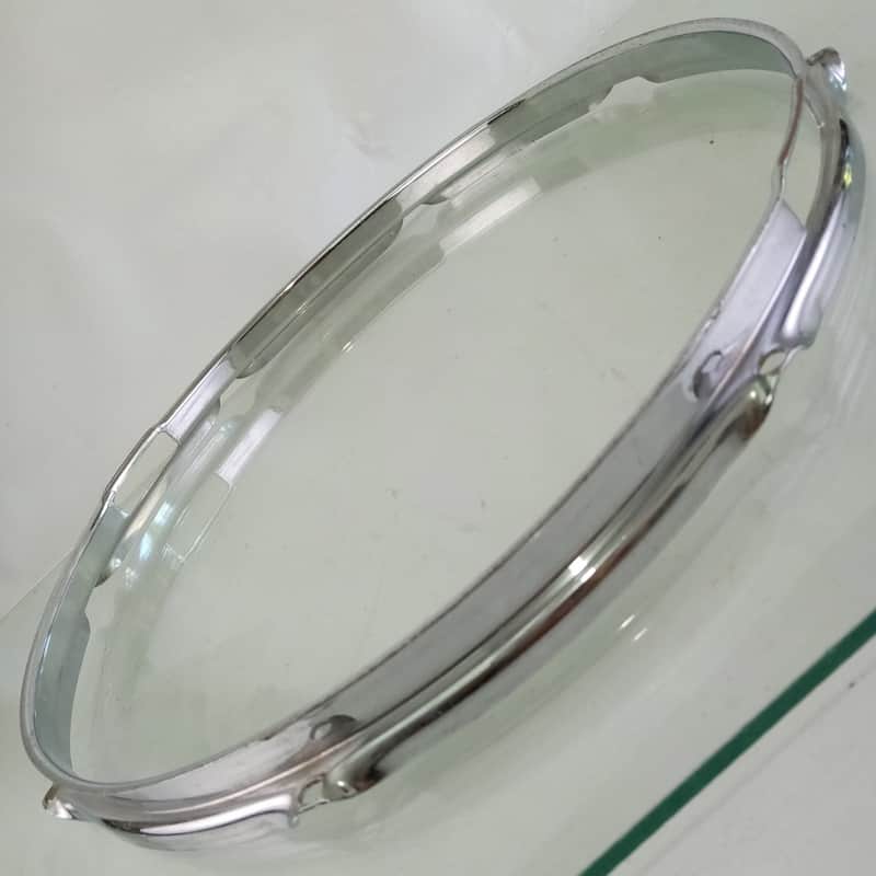Ludwig 15"COB BRASS Triple-Flange Snare Drum Chrome Resonant Rim/Hoop 8Lug50-60s image 1