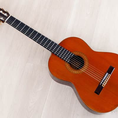 1973 Sakazo Nakade No. 1200Y Vintage Classical Guitar, Spruce + Brazilian Rosewood w/ Case image 13