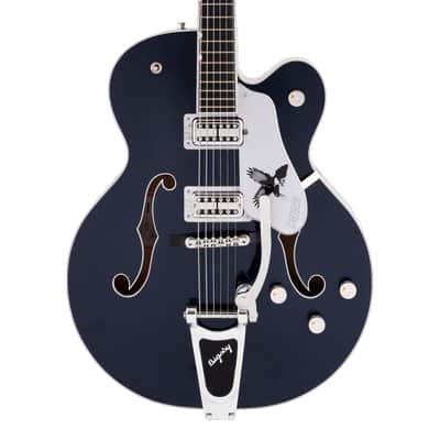 Used Gretsch G6136T-RR Rich Robinson Sig Falcon w/Bigsby - Raven's Breast Blue image 1