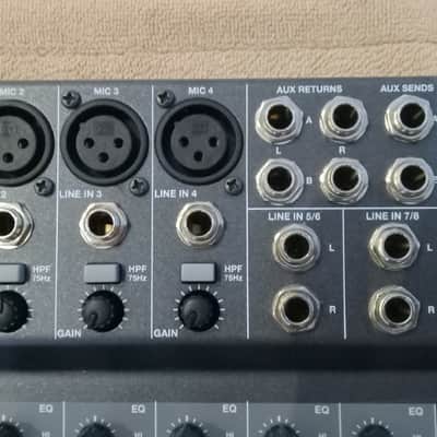 Alesis MultiMix 8 USB 2.0 FX 8-Channel Mixer with Effects 2010s - Black image 4