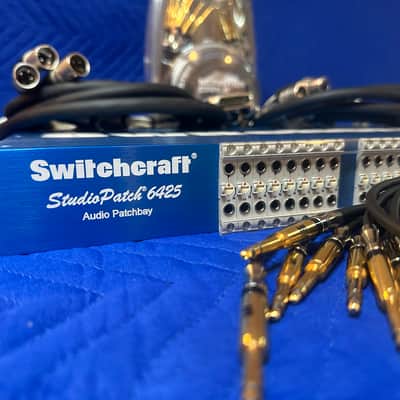 Switchcraft StudioPatch 6425 64-Point TT/DB25 Patchbay + Premium Cabling – Box/Manual image 2
