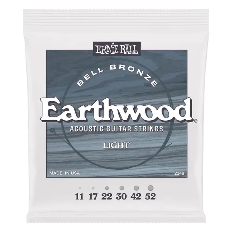 ERNIE BALL P02348 Earthwood Bell Bronze 11-52 Corde per Chitarra Acustica image 1
