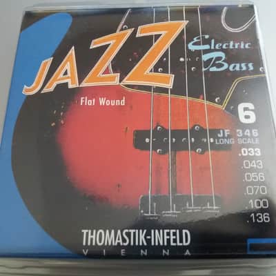 Thomastik-Infeld JF364 Jazz Flat Wound Nickel Roundcore Bass Strings - Medium (.44 - .96) - NEW! image 1