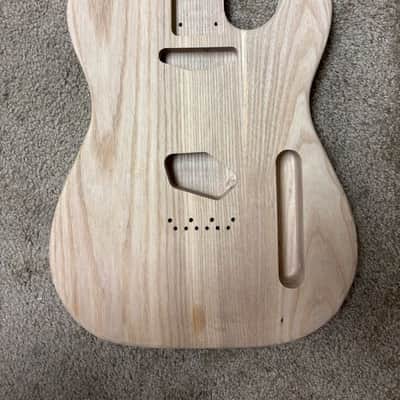 Raw Guitar Body Ash Body Telecaster Style image 4