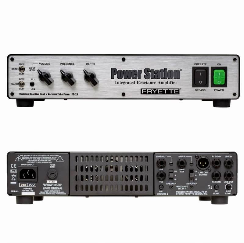 Fryette PS‑2 Power Station Integrated Reactance Amplifier 2010s - Silver image 1
